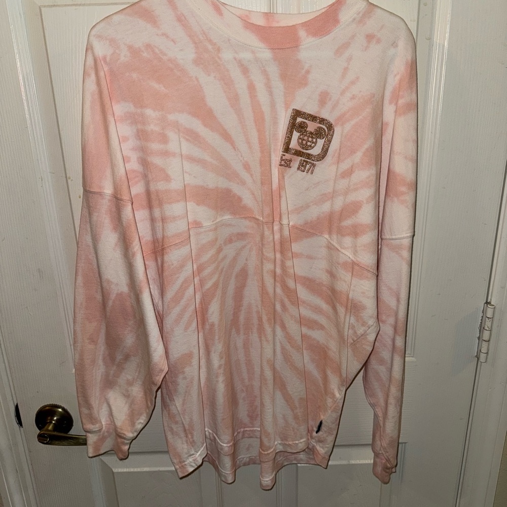 WDW Pink Tie Dye Spirit Jersey NWT
